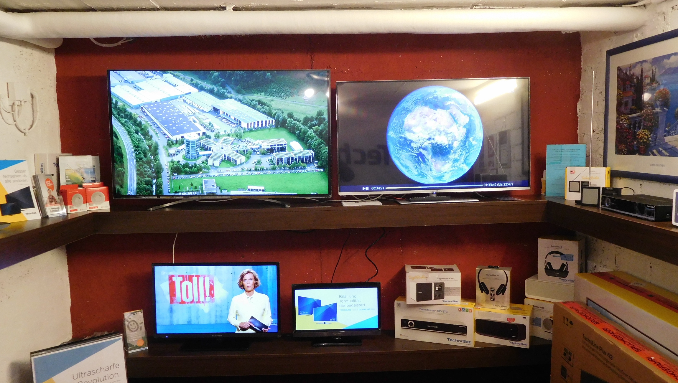 LCD - TV Ausstellung